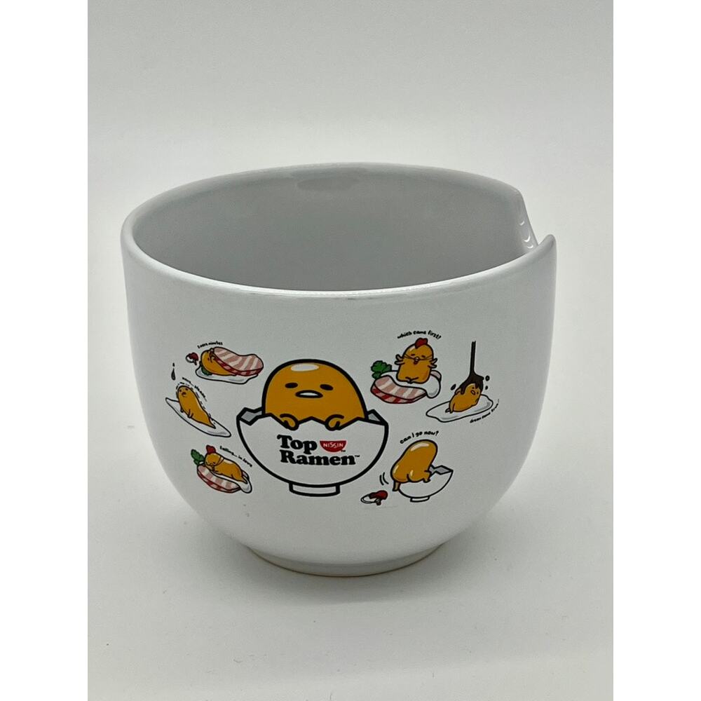SANRIO Gudetama Top Ramen Ceramic Bowl  (20 oz)